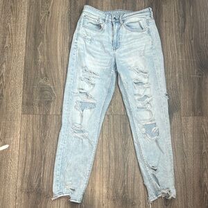 American Eagle Outfitters Blue Boyfriend Jeans Relaxed Fit